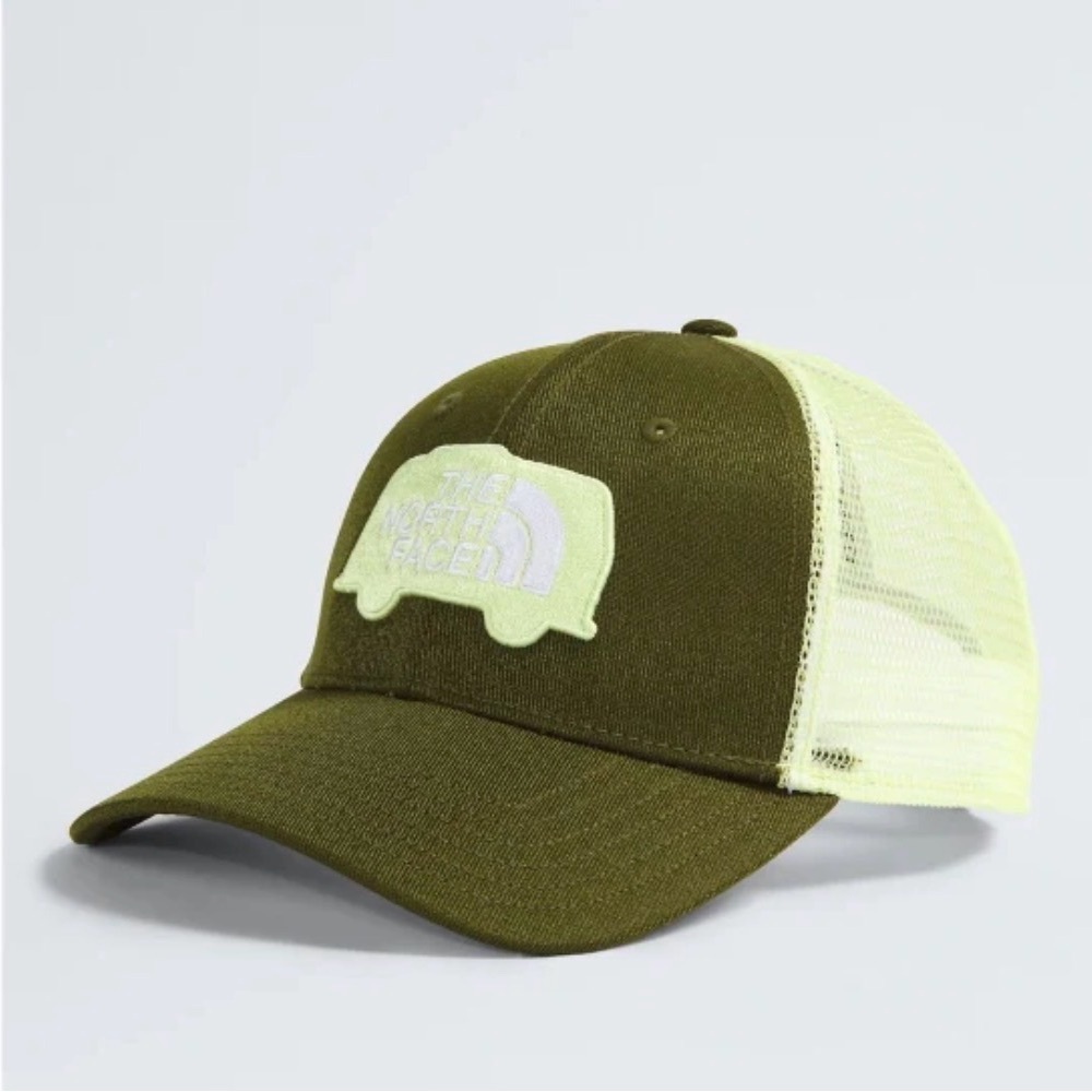The North Face Olive Green  Mesh Trucker Hat